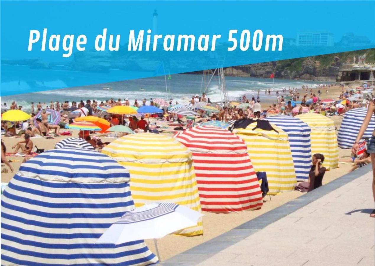 Lalanne Btz, Duplex Jardinet Pres De La Plage Biarritz Luaran gambar